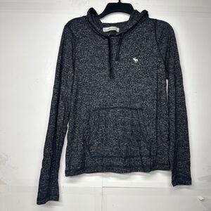 Abercrombie & Fitch Women’s Gray Hoodie Size Small Pullover Long Sleeve